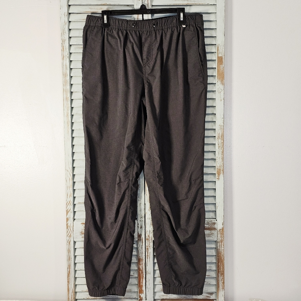 HURLEY Jogger Mens XXL Charcoal Gray Stretch Tapered Athleisure Activewear Pant